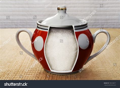 Imitation Sugar Bowl Sugar Top View Stock Photo 790130671 | Shutterstock