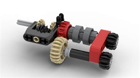 LEGO MOC Lockable Differential by 2in1 | Rebrickable - Build with LEGO