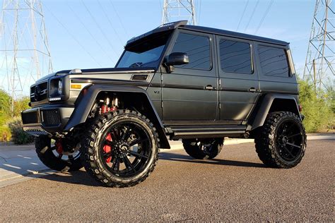 Lifted Mercedes G Class Goes in Style Wearing Matte Black Exterior ...