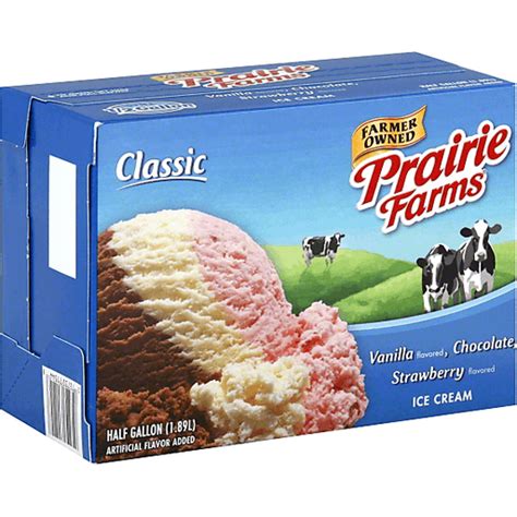 Prairie Farms Ice Cream, Vanilla, Chocolate, and Strawberry | Frozen ...