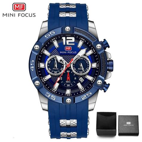 MINI FOCUS - Big Dial Chronograph Quartz Watch – Jollynova