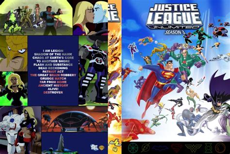 Justice League Unlimited, season 3 - TV DVD Custom Covers - 6947JL ...