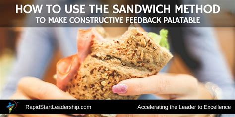 How to use the Sandwich Method to Improve Your Team