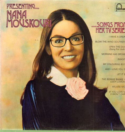 Nana Mouskouri(Vinyl LP)Songs From Her TV Series-Fontana-6312 036-UK-VG ...