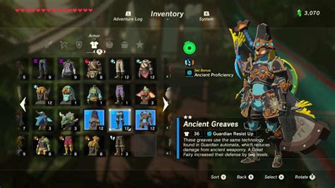 Zelda Breath Of The Wild Rare Weapon & Armor Guide