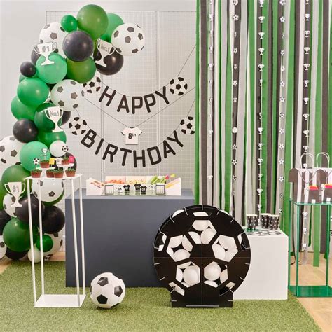 Football Party Backdrop Paper Streamer Football Party - Etsy