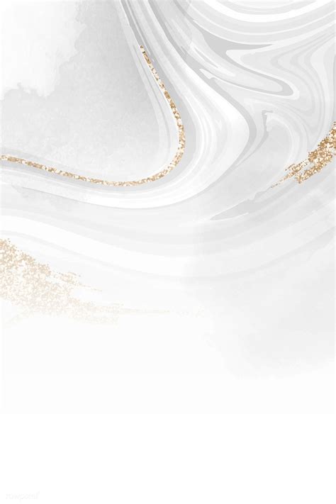 White and gold fluid patterned background vector | premium image by ...