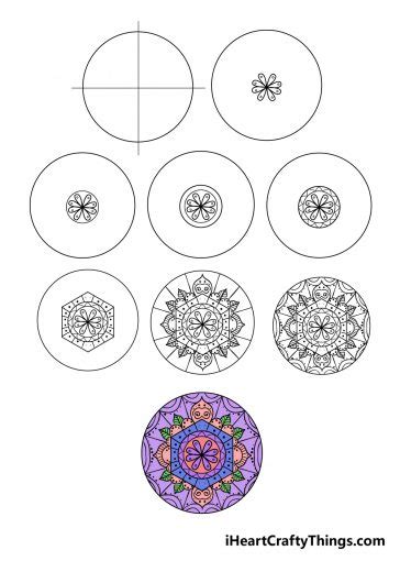 Mandala Drawing - How To Draw A Mandala Step By Step