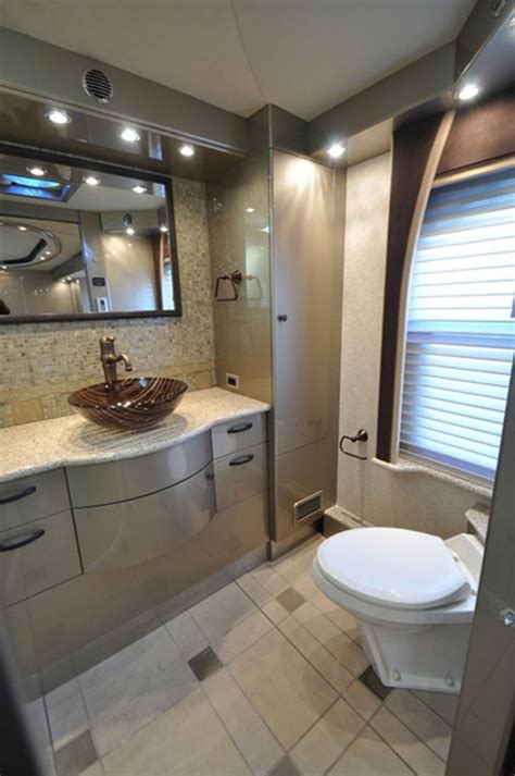 Glamorous RV Bathrooms | Rv bathroom, Luxury rv, Bathroom collections