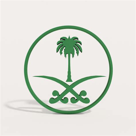 Kingdom of Saudi Arabia KSA Logo 3D model | CGTrader