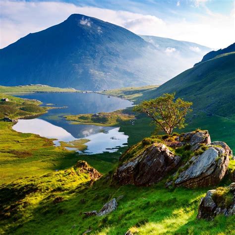 This beautiful view of Snowdonia National Park is filling us with a # ...