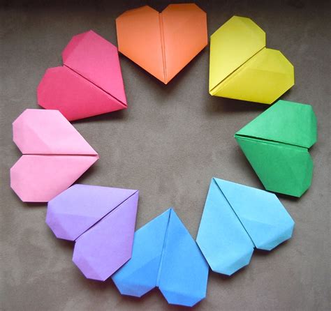 El arte del Origami: Corazón Simple