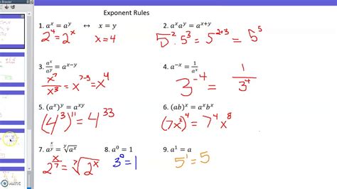 Exponential Function Examples With Answers