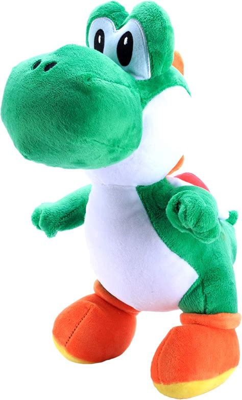 10” Green Toydaze Yoshi Plush Toy Super Mario Stuffed Collection Plush ...