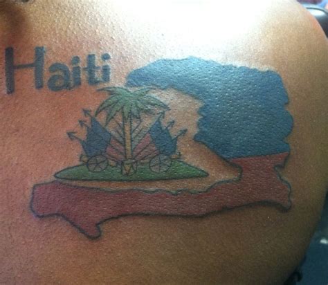 Tattoo of the island of Haiti | Haiti tattoo, Haitian tattoo, Island tattoo