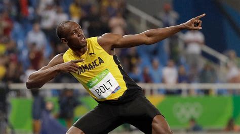 Usain Bolt training for 800-m event