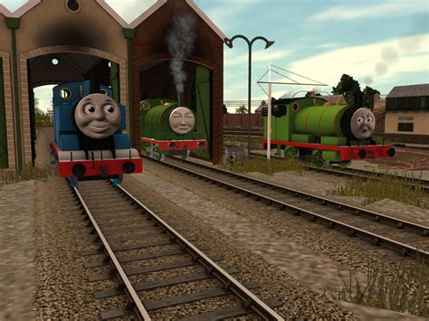 Two Saddle Tanks Meet by ThomasPokemon97 on DeviantArt