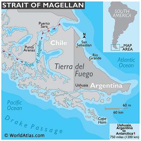 Strait Of Magellan - WorldAtlas