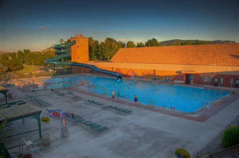 Outdoor Pool and Waterslide! #FairmontHotSpringsResort #Resort # ...