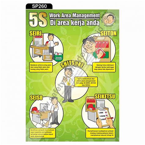 Safety Poster Chapter I » Good House Keeping » SP260-Safety Poster 5S ...