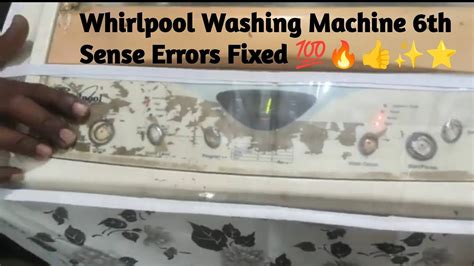 Troubleshooting Guide for Whirlpool Washing Machines Not Working - YouTube