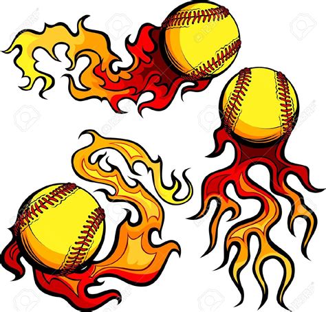 Softball Vector at GetDrawings | Free download