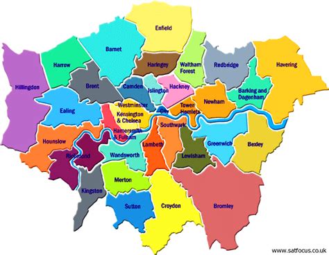 Areas We Serve around London within M25 - Satellite and Aerial Services