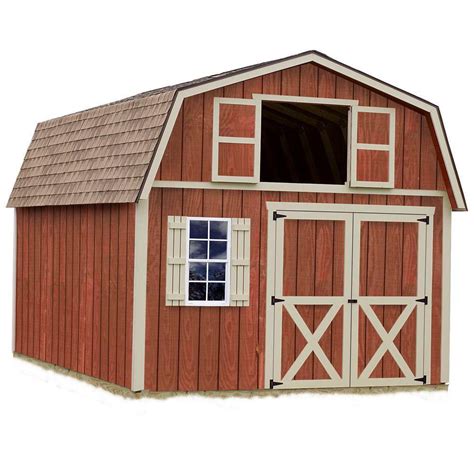 Best Barns 12 x 16 Millcreek Wood Storage Shed Pre-cut Kit – Gorgeous ...