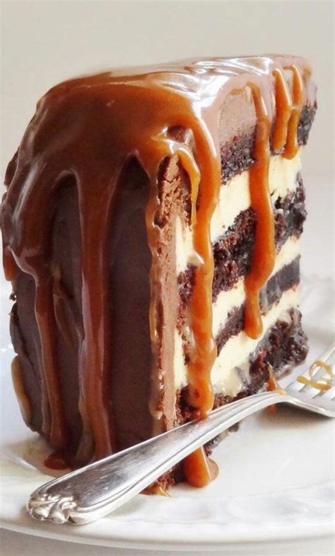 Salted Caramel Chocolate Fudge Cake – Phitip Recipes