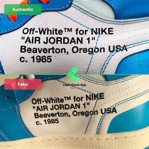 Jordan 1 Off-White UNC Legit Check: REAL vs FAKE