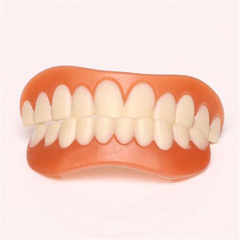 Snap On Bottom/TOP Veneer Dental Veneers Dentures Smile False Teeth ...