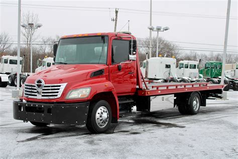 2010 Hino 268 Rollback Flatbed Tow Truck - Chicago Motor Cars Inc ...