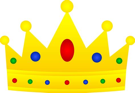 Crown Cartoon Png - Crown Golden Clip Clipart Vector Clker | Bochkwasuhk