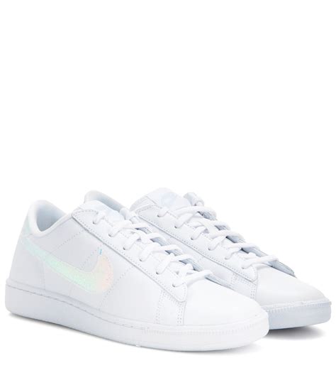 Nike Tennis Classic Premium Leather Sneakers in White | Lyst