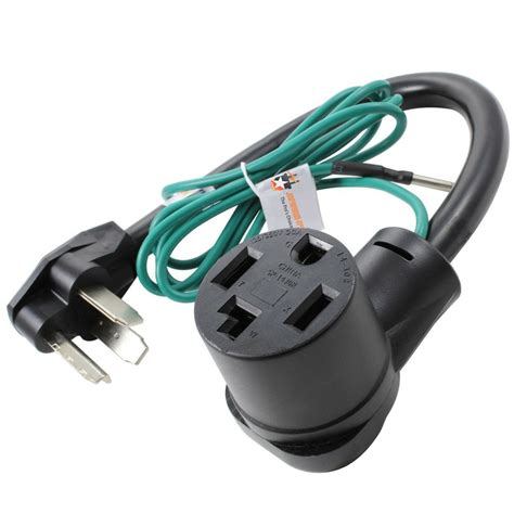 Dryer Adapter Cord NEMA 10-30P Male to 14-30R Female | 30A 250V, 1.5FT ...