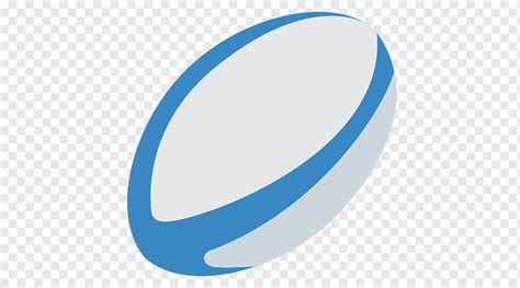 Rugby union Emoji Rugby League Rugby ball, Emoji, blue, angle, logo png ...