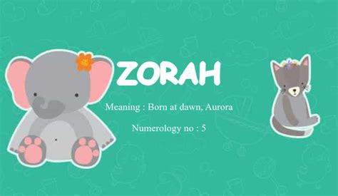 Zorah Name Meaning