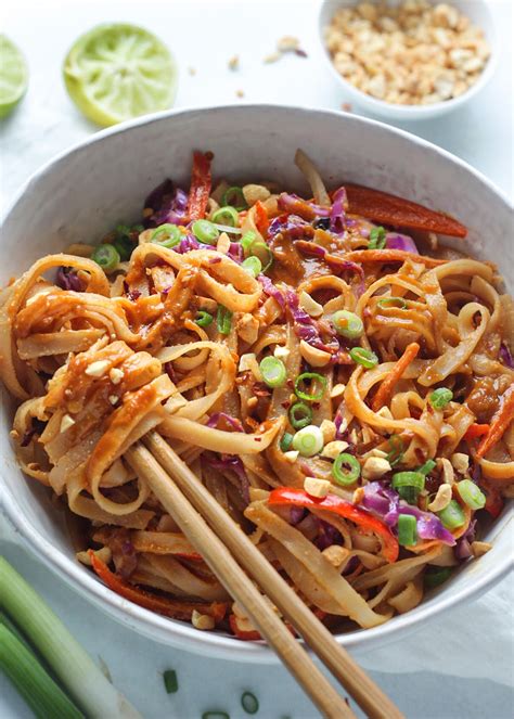 Creamy Pad Thai Noodles – It's All Good Vegan