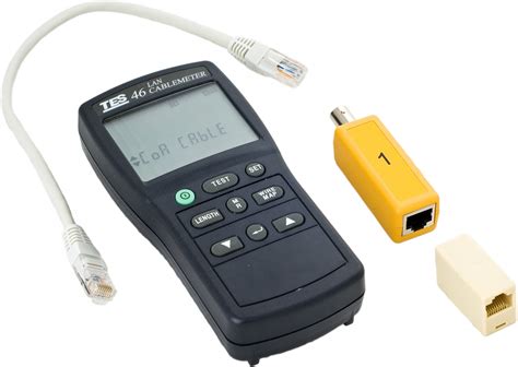 TES0073-46 CAT-5 LAN CABLE TESTER (WITH DISTANCE TO FAULT,300M ...