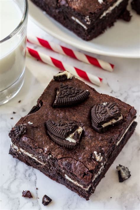 Oreo Brownies - Just so Tasty