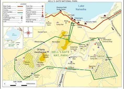 Hells Gate State Park Map