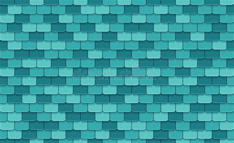 Blue Roof Tiles Seamless Pattern Stock Vector - Illustration of classic ...