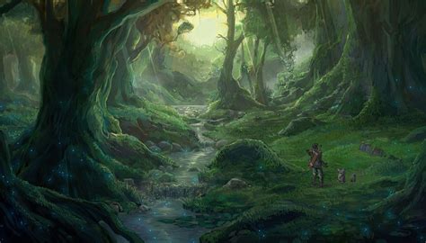 Anime Forest Backgrounds - Wallpaper Cave