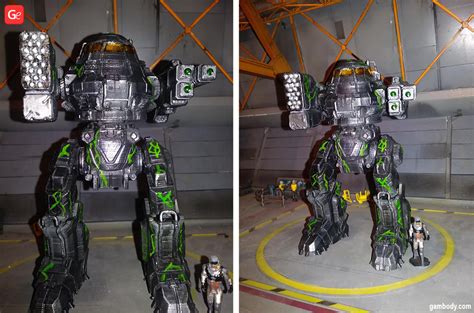 3D Printed BattleTech Models: Miniatures and Large-Scale Mechs