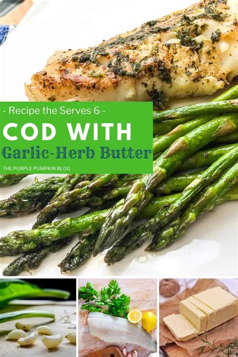 Super Easy Atlantic Cod with Garlic-Herb Butter