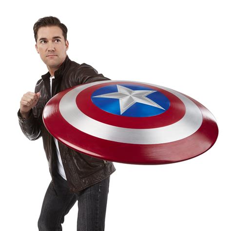 Life-Size Marvel Legends Captain America METAL Shield! - Marvel Toy News