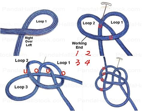 Step by step knots tutorial-How to tie a Chinese button knot ... Knots ...