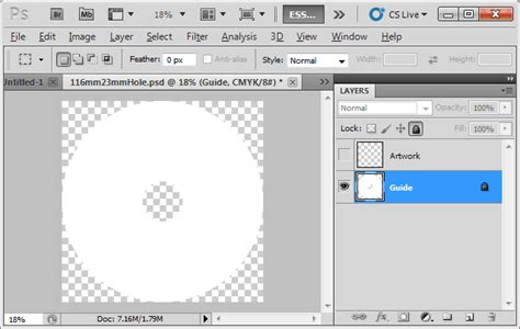 How to create A CD label using Photoshop.