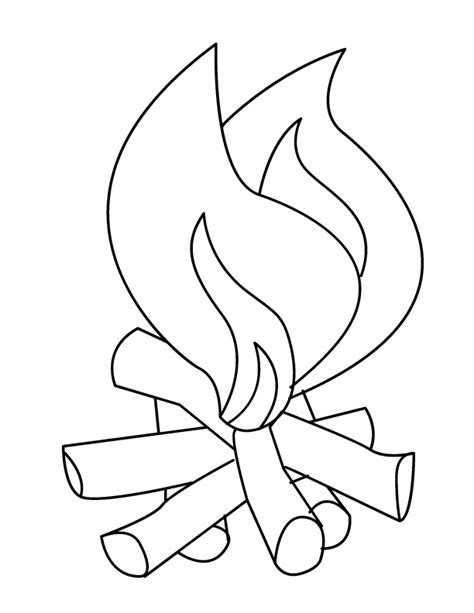 Flames Coloring Pages. flames clipart flame black white line art ...