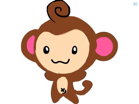 Monkey Cute Drawing